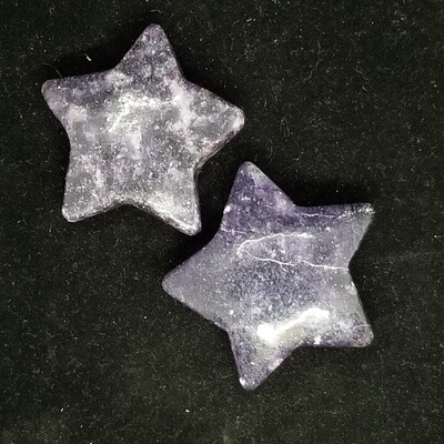 Lepidolite Stars