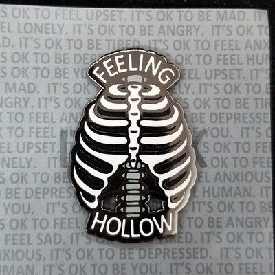 "Feeling Hollow" Enamel Pin