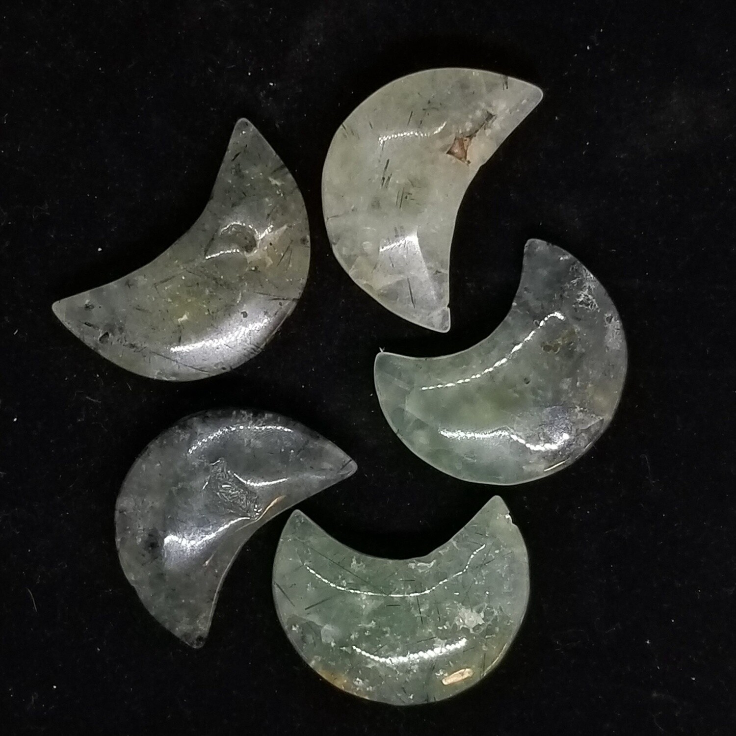 Prehnite Crescent Moons
