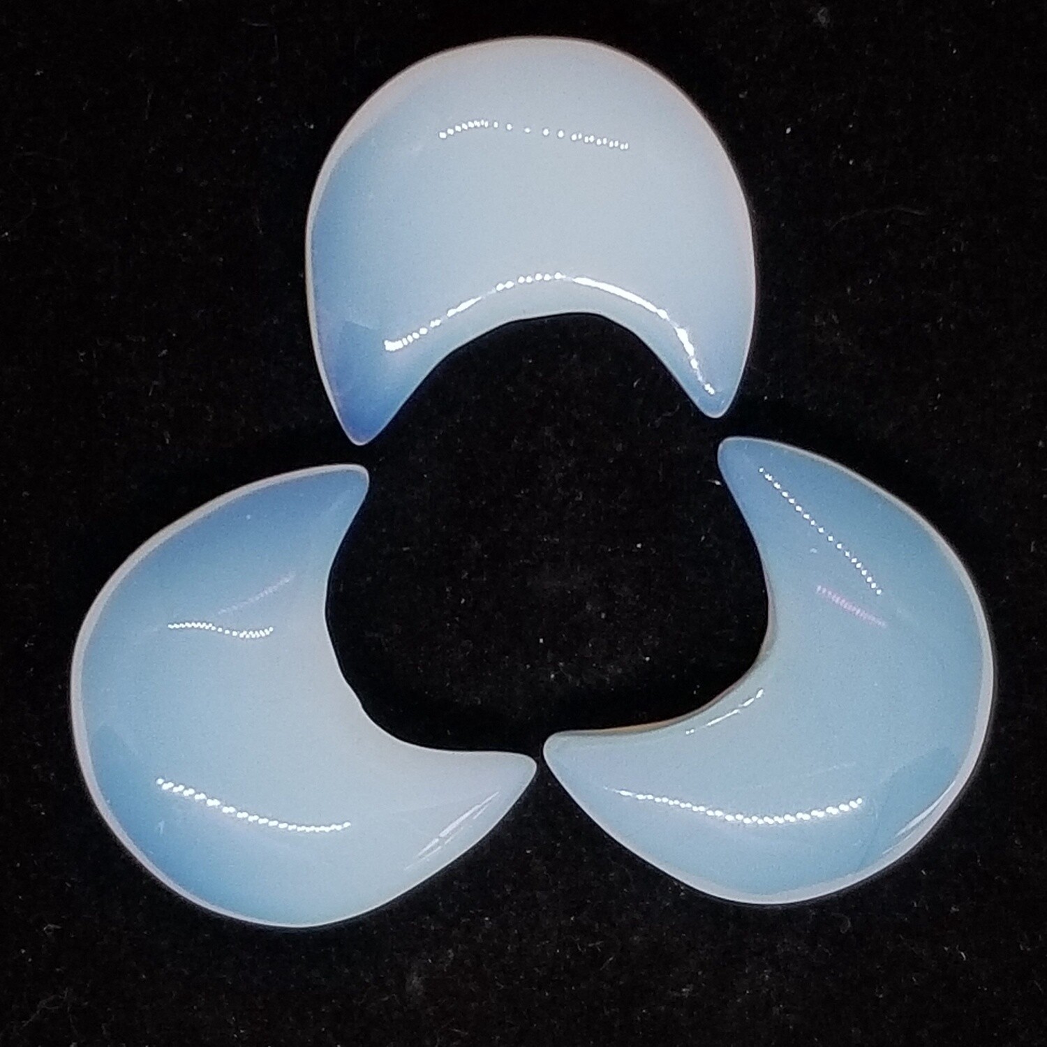 Opalite Crescent Moons