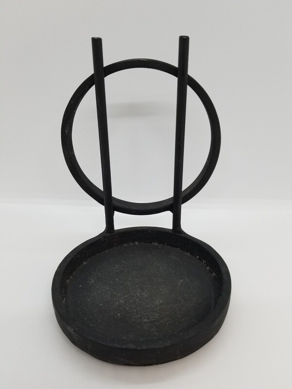 Cast Iron Pillar Candle Holder