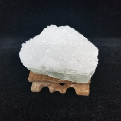White Green Fluorite Crystal