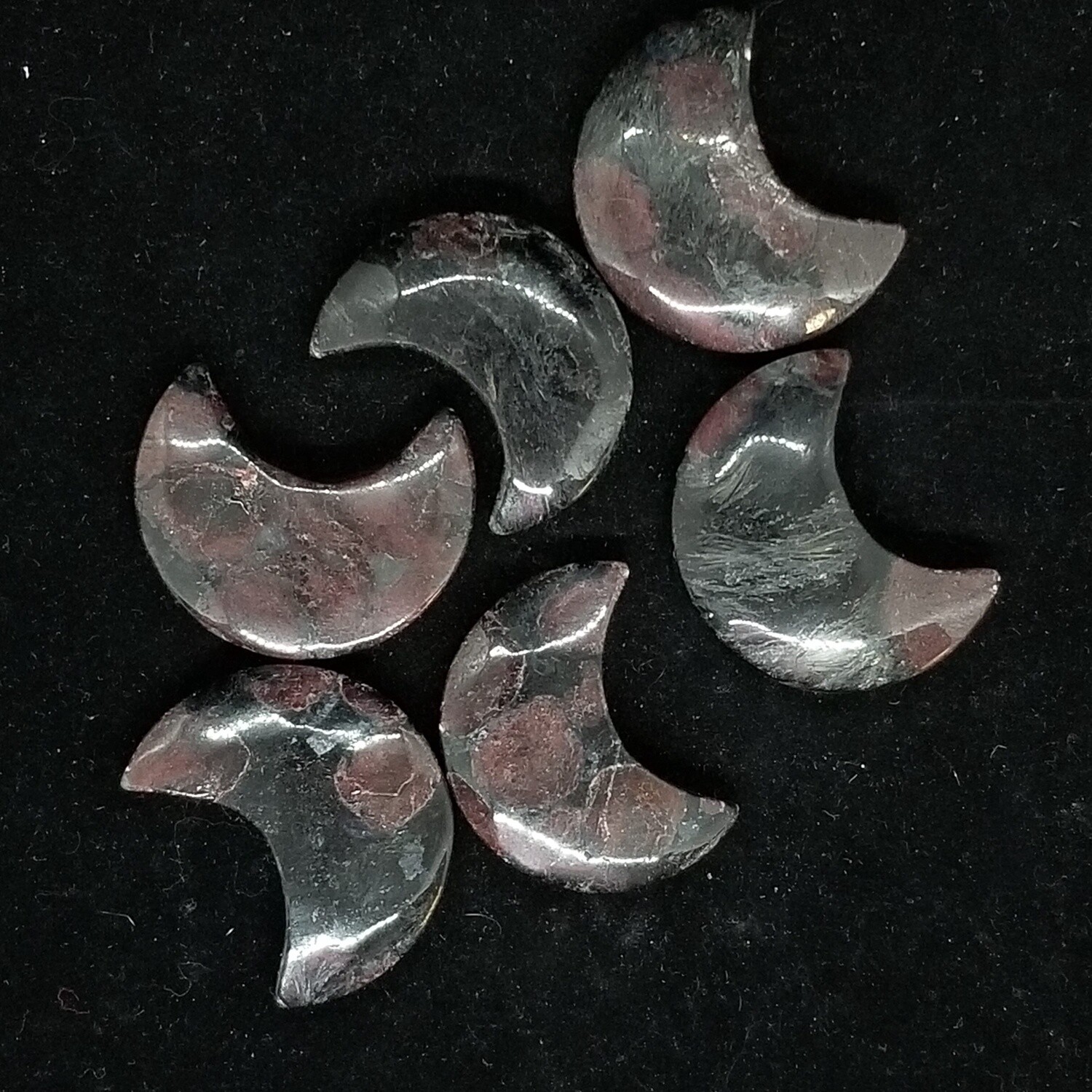 Garnet Crescent Moons