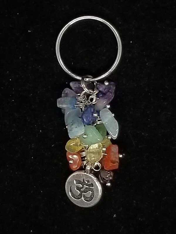Om Chakra Keychain