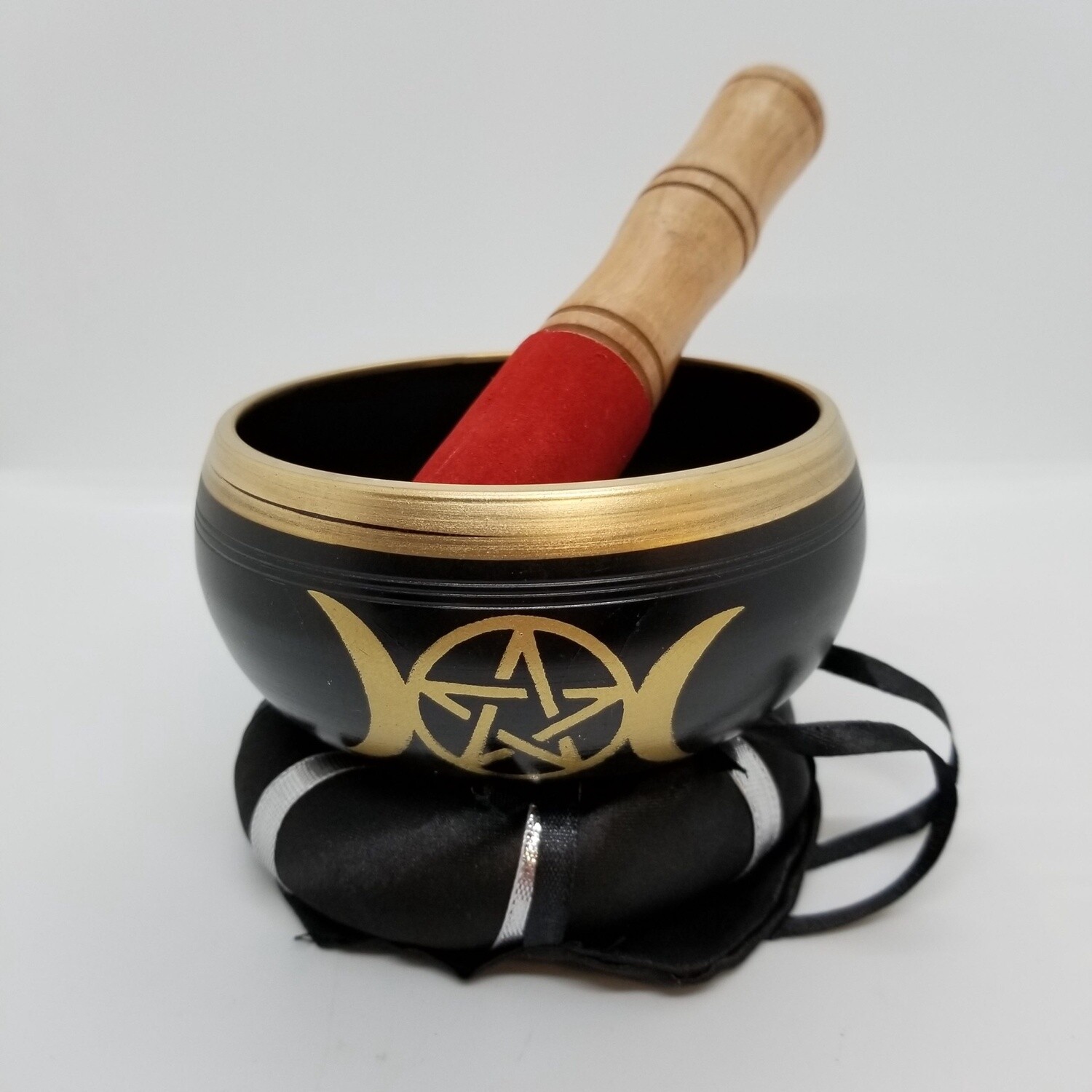 Triple Moon Pentagram Singing Bowl