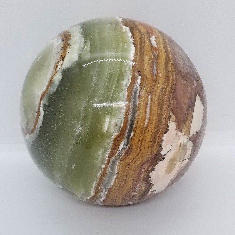 Green Onyx Sphere