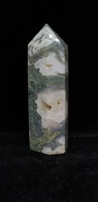 Moss Agate Tower (3.5")