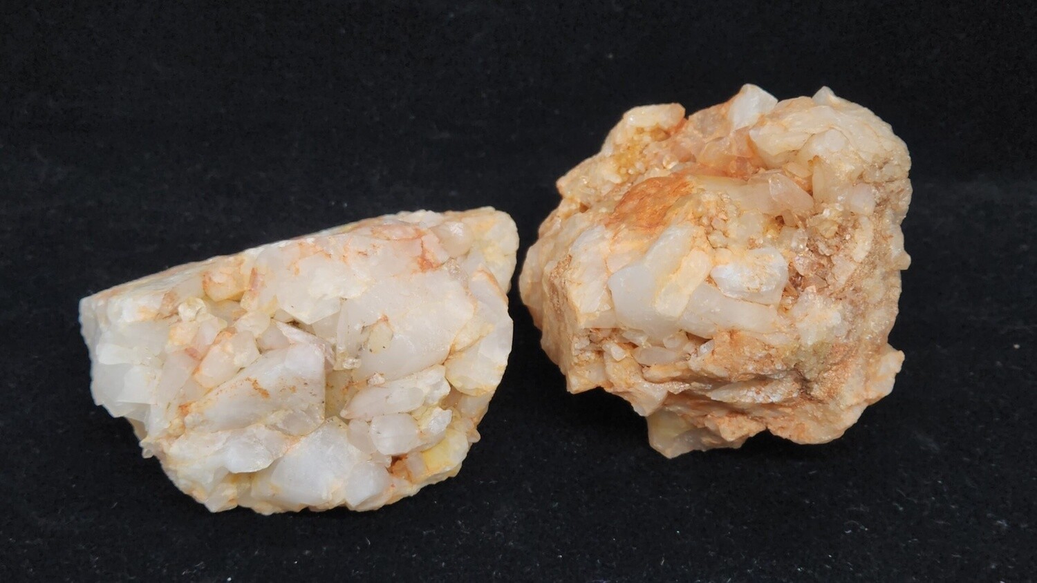 Rough Fire Quartz Cluster