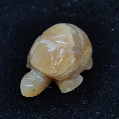 Honey Calcite Turtle