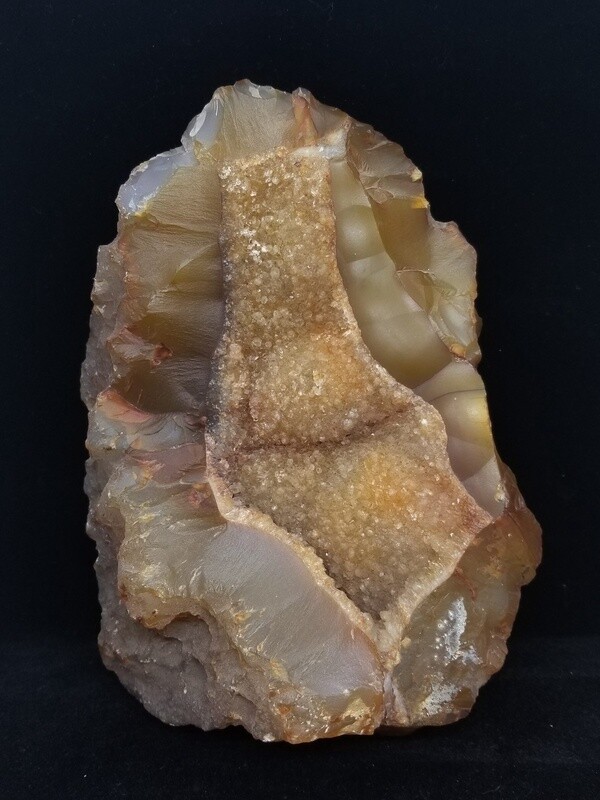 Large Golden Druzy Chalcedony