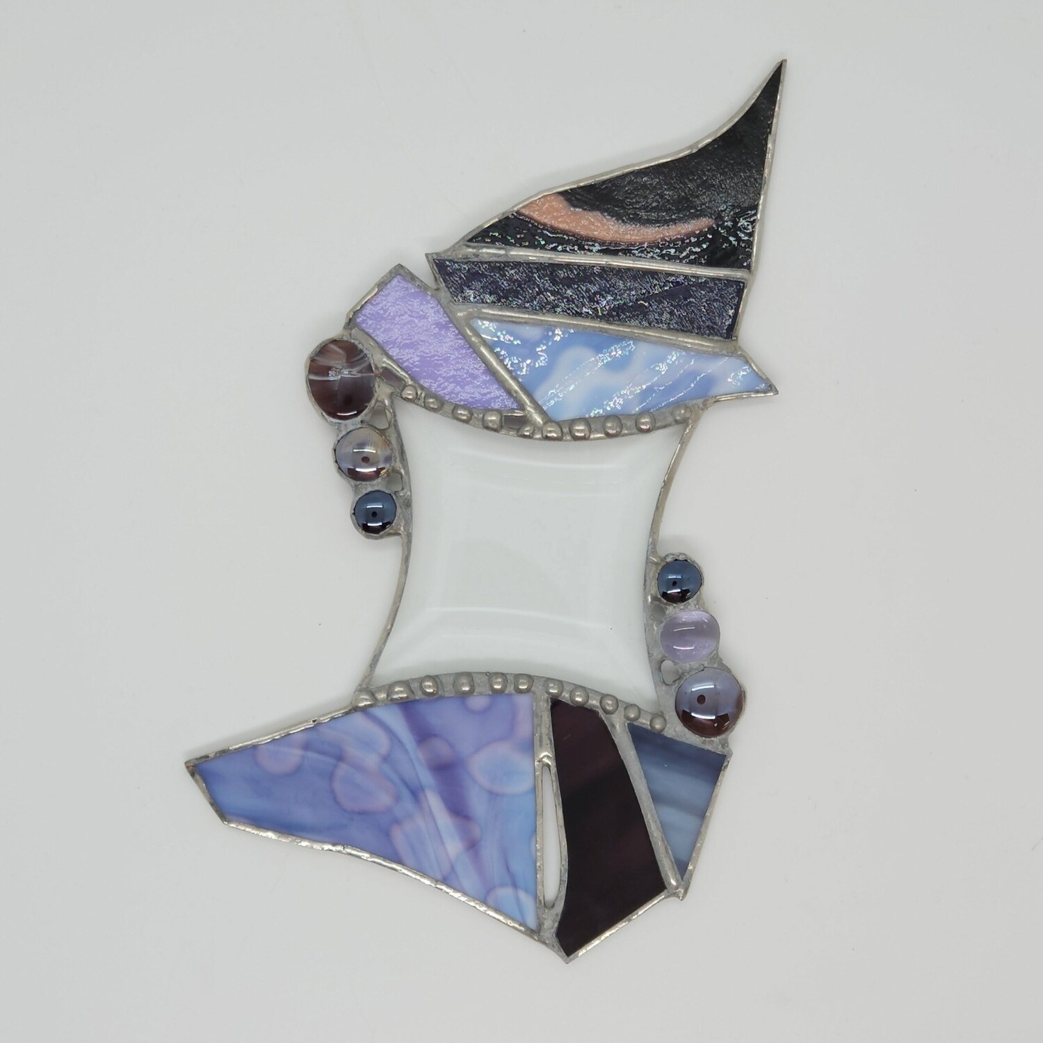 Stained Glass Abstract Sailboat