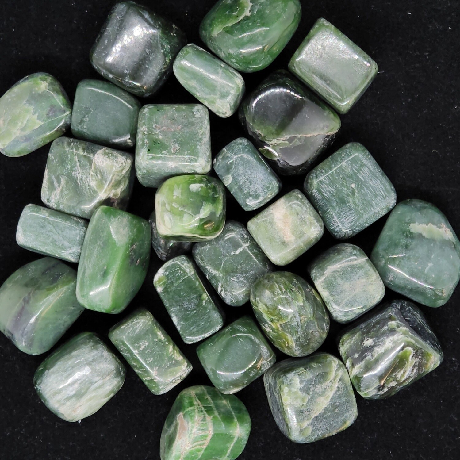 Nephrite Jade, tumbled