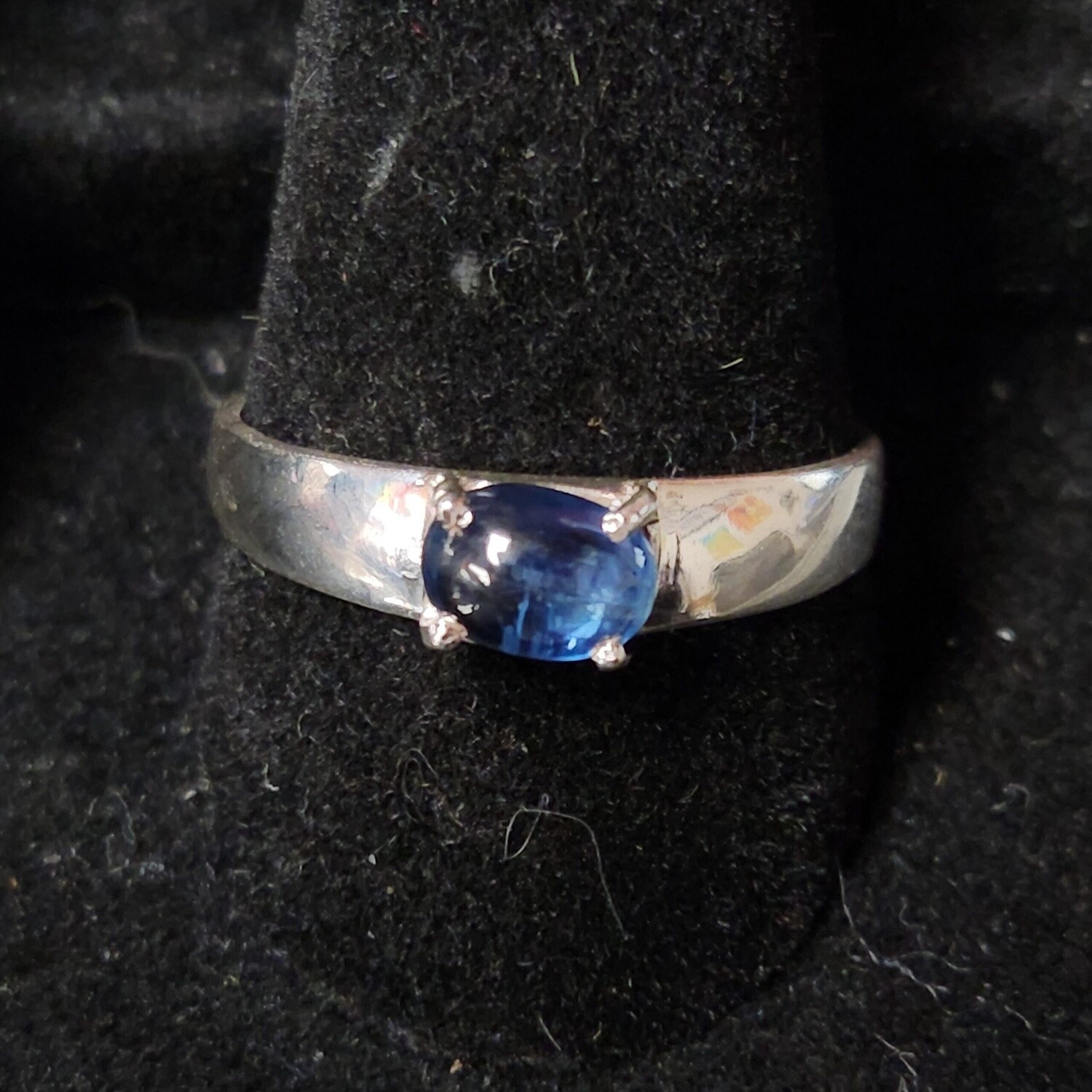 Kyanite Cabochon Ring