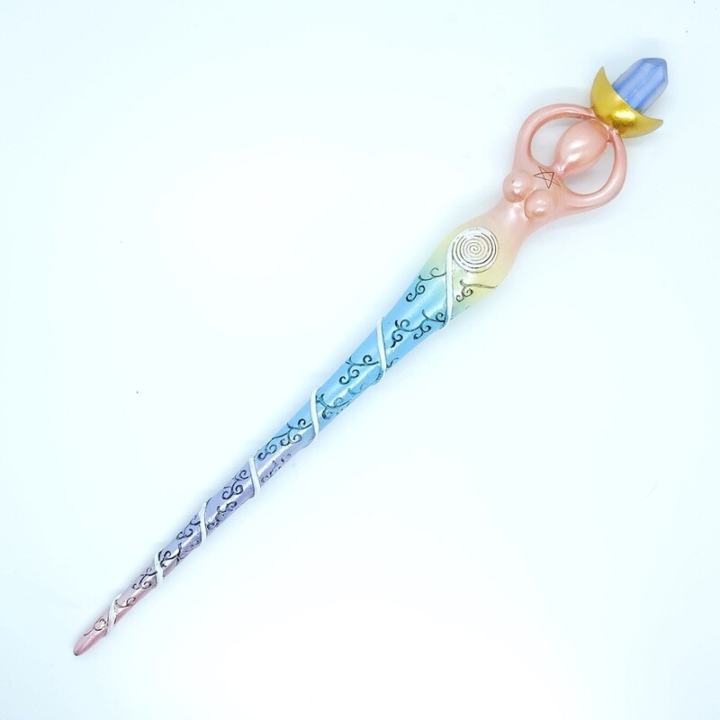 Spiral Goddess Wand