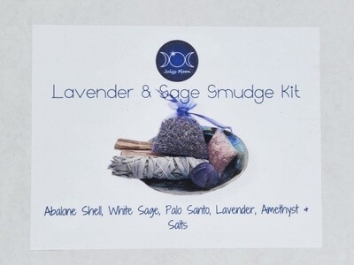 Lavender & Sage Smudge Kit from July's Moon