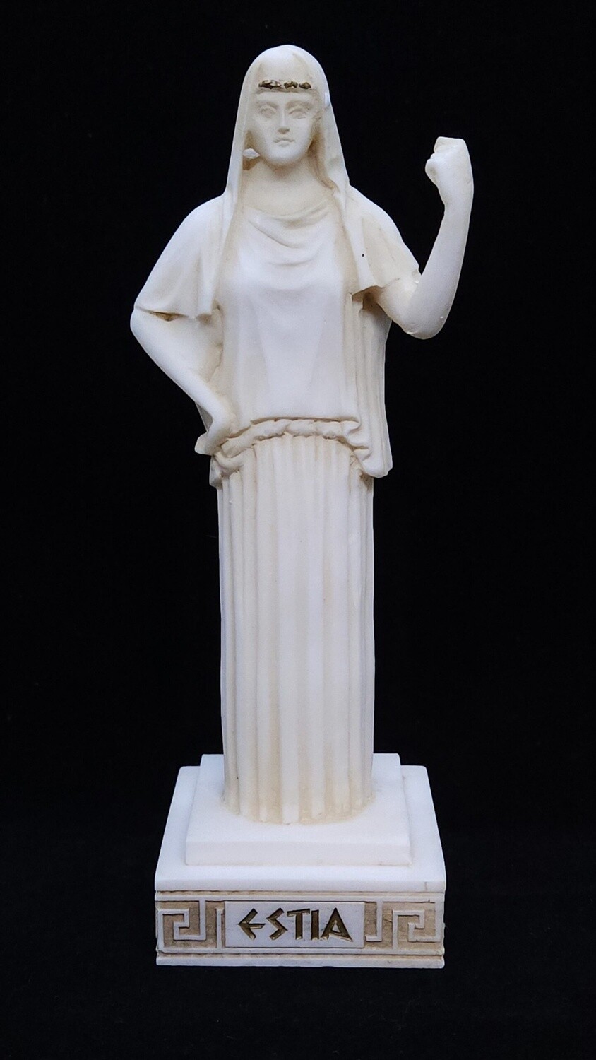 Hestia in Alabaster & Gold