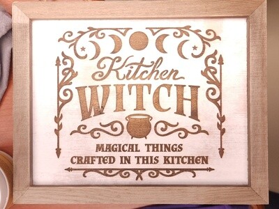 "Kitchen Witch" Sign