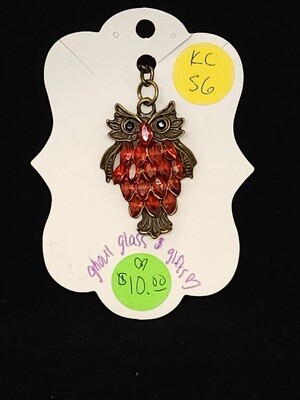 Red Owl Keychain (KC56)