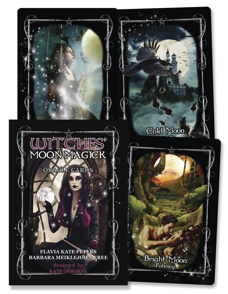 Witches' Moon Magick Oracle by Flavia Kate Peters, Barbara Meiklejohn-Free