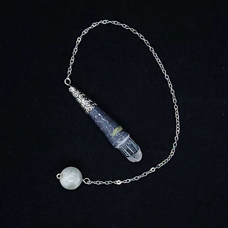 Quartz-Tipped Quilled Pendulum (#20006)