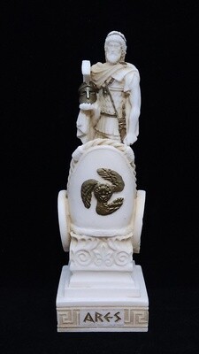 Ares in Alabaster & Gold