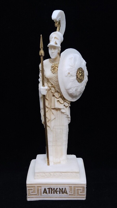 Athena in Alabaster & Gold