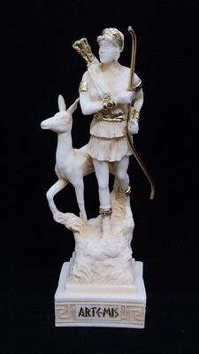 Artemis in Alabaster & Gold