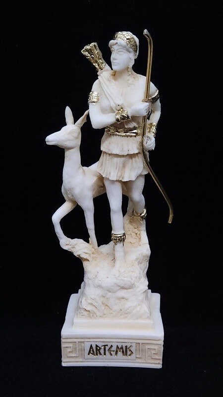 Artemis in Alabaster & Gold