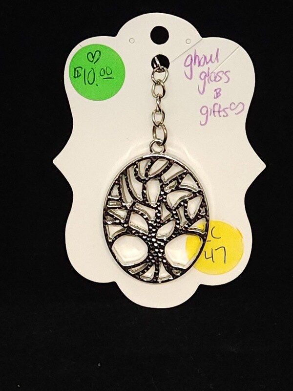Oval Tree of Life Keychain (KC47)