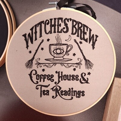 Witches' Brew Embroidered Hanging
