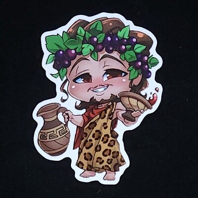 Little Olympus Dionysus Sticker