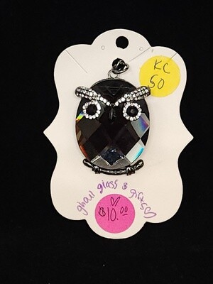 Jeweled Owl Keychain (KC50)