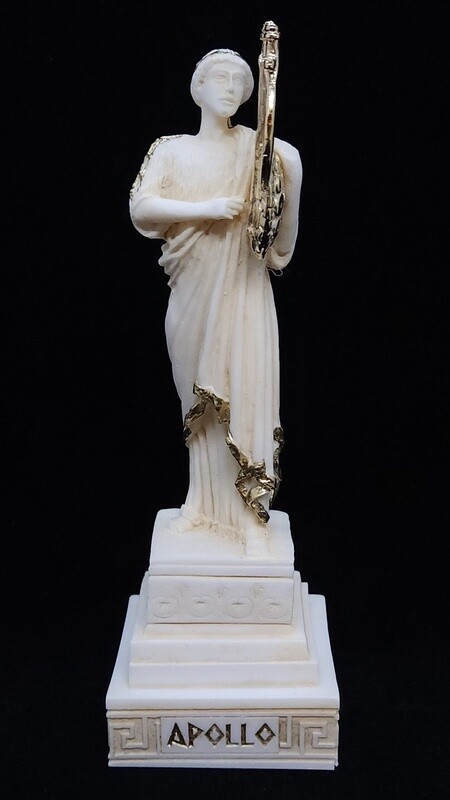 Apollo in Alabaster & Gold