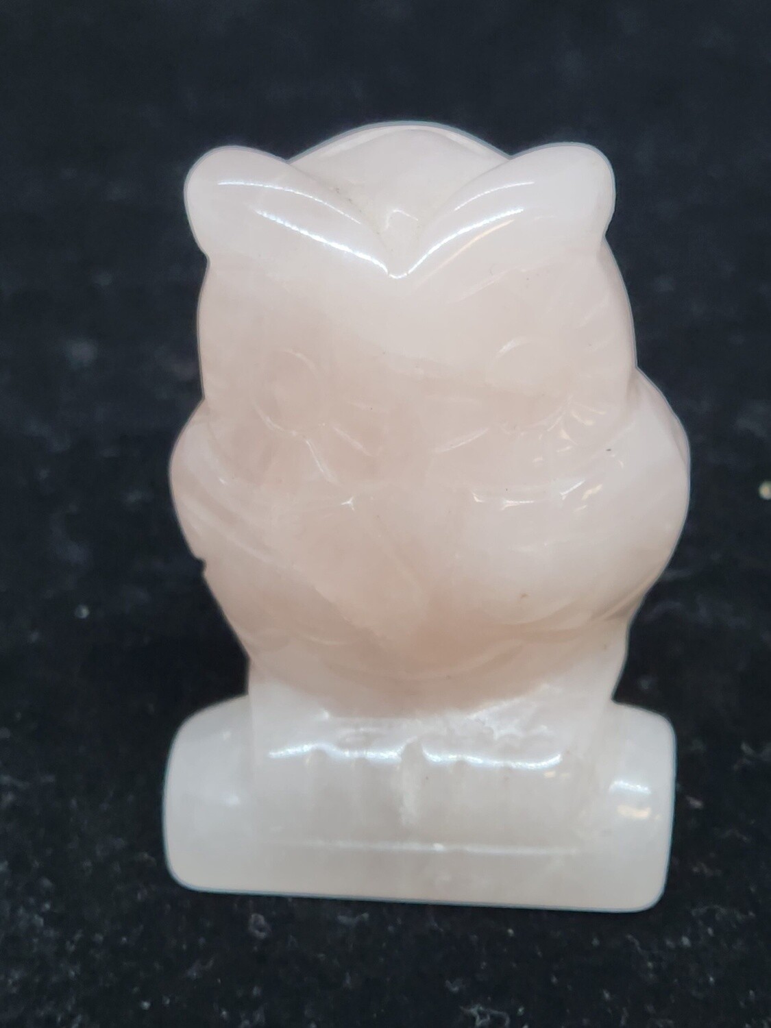 Rose Quartz Owl