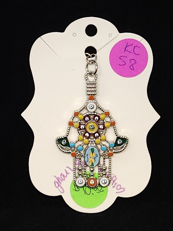 Colorful Hamsa Keychain (KC58)