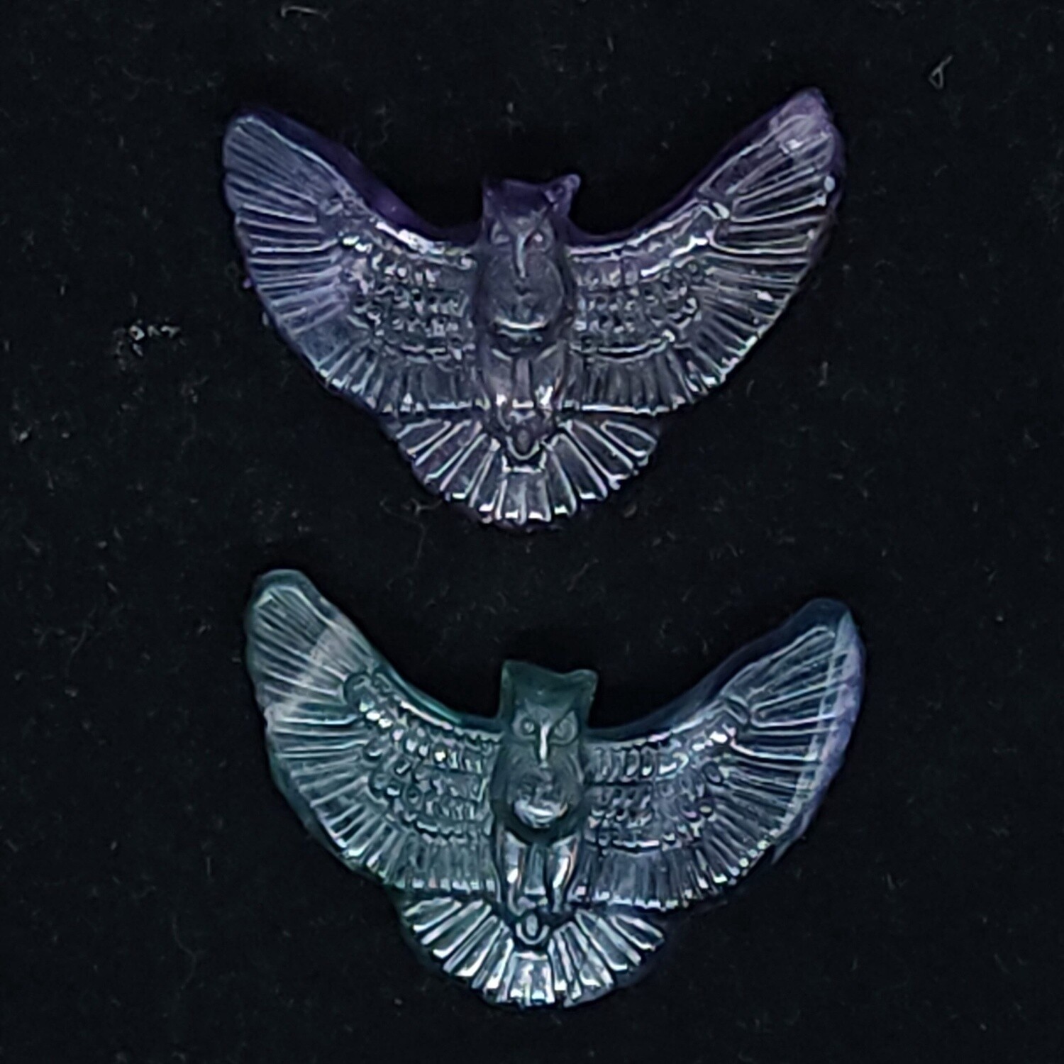 Fluorite Owls