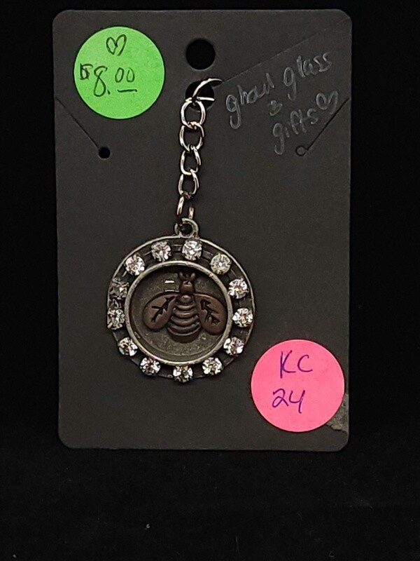 Circle Bee Keychain (KC24)