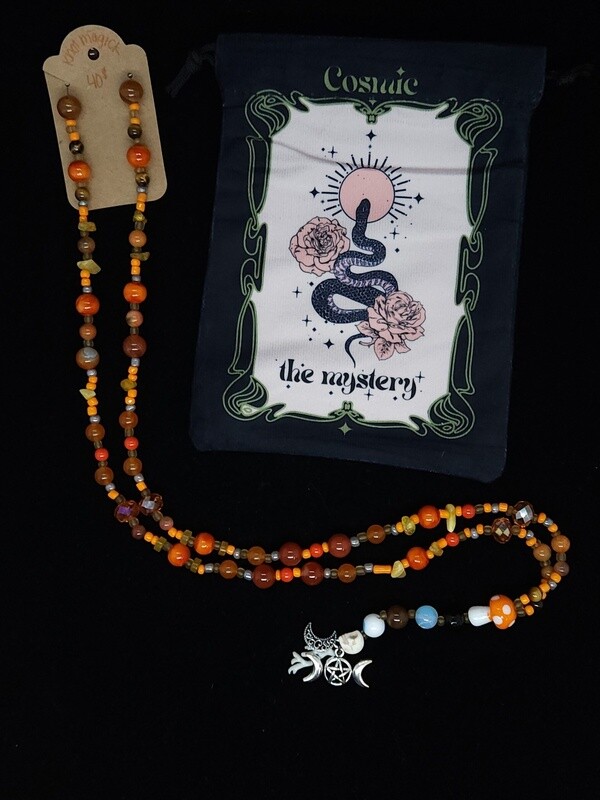 Samhain Triple Goddess Prayer Beads