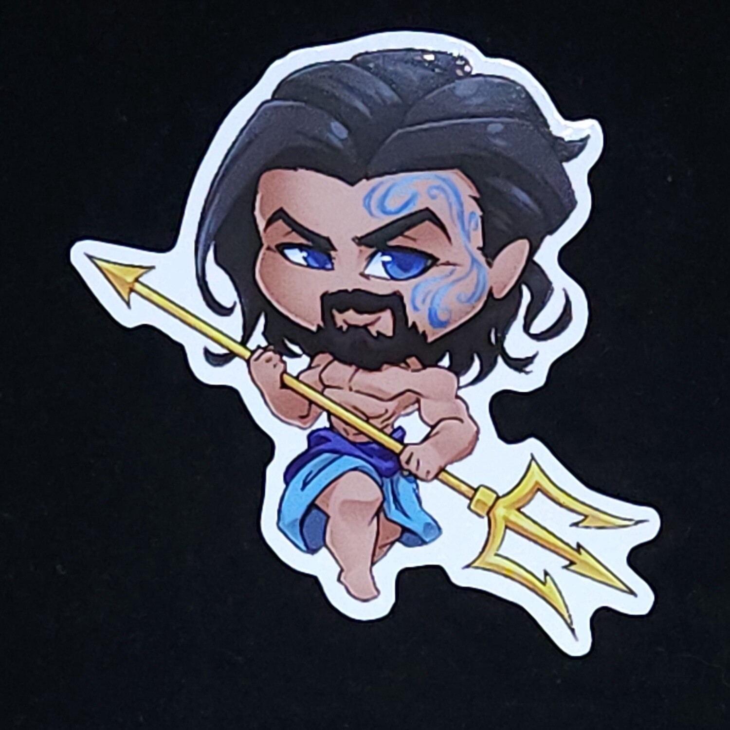 Little Olympus Poseidon Sticker