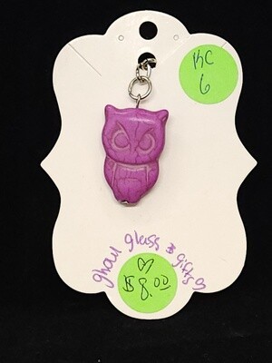 Purple Owl Keychain (KC6)
