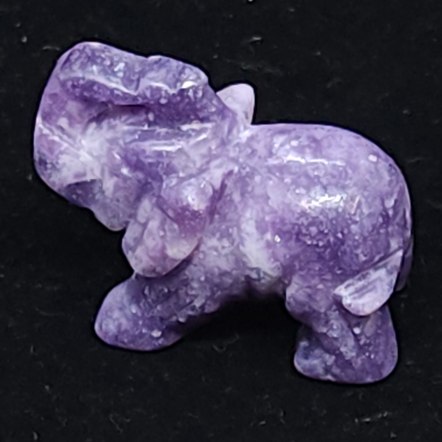 Lepidolite Elephants