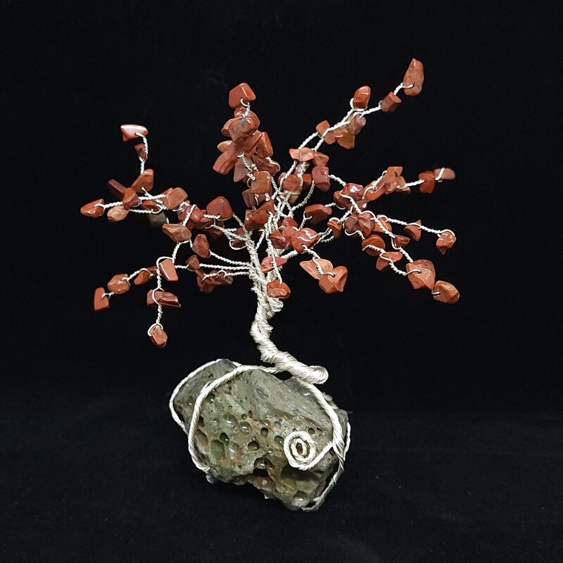 Red Jasper Crystal Tree