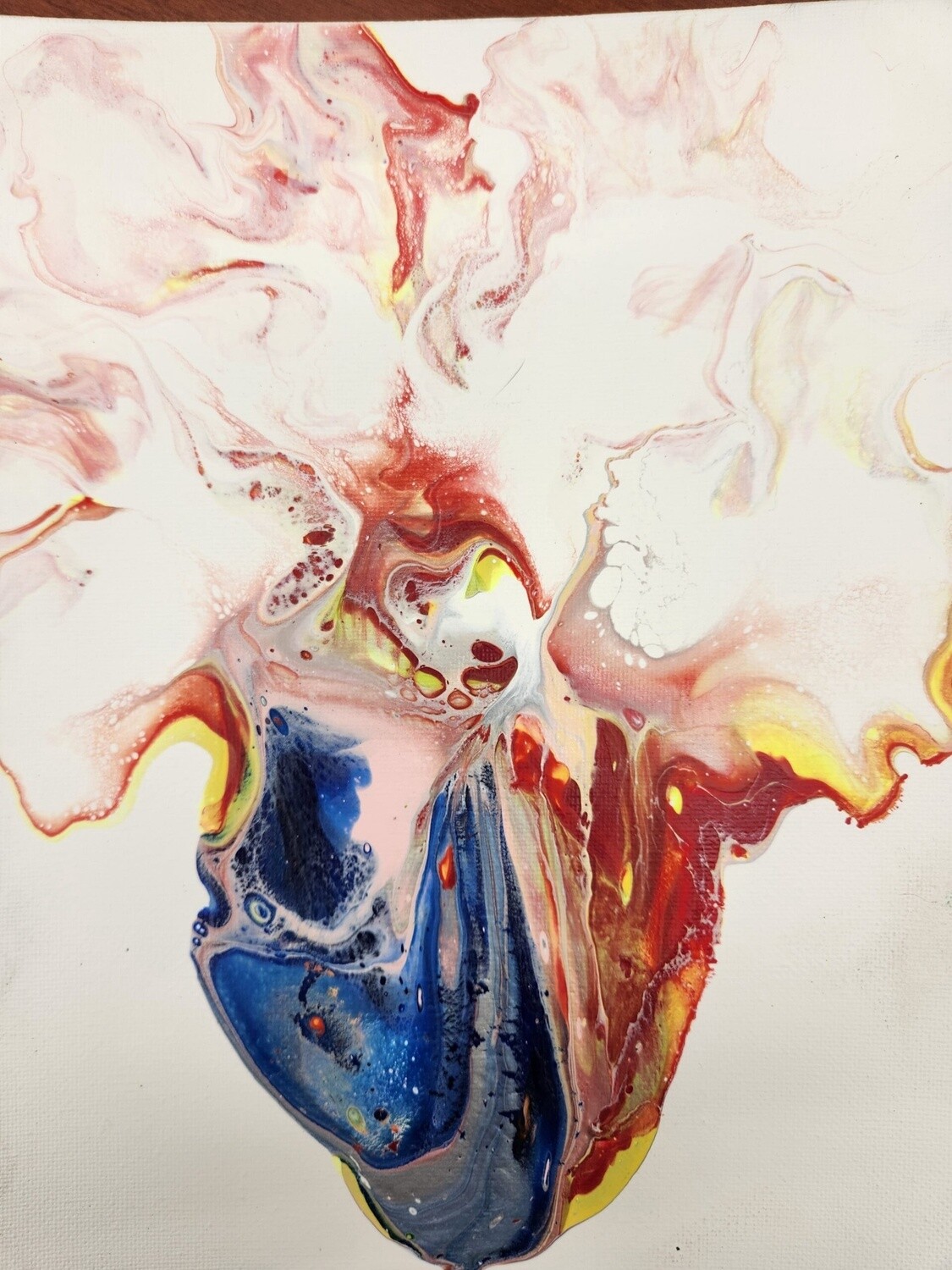 "Heart In Bloom" painting
