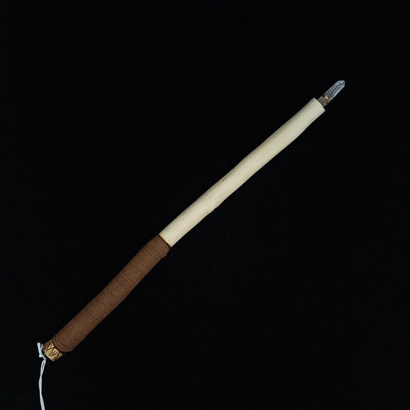 Leather-Handled Wand