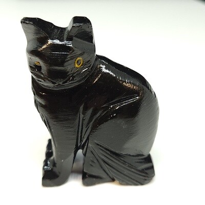 Black Calcite Cat
