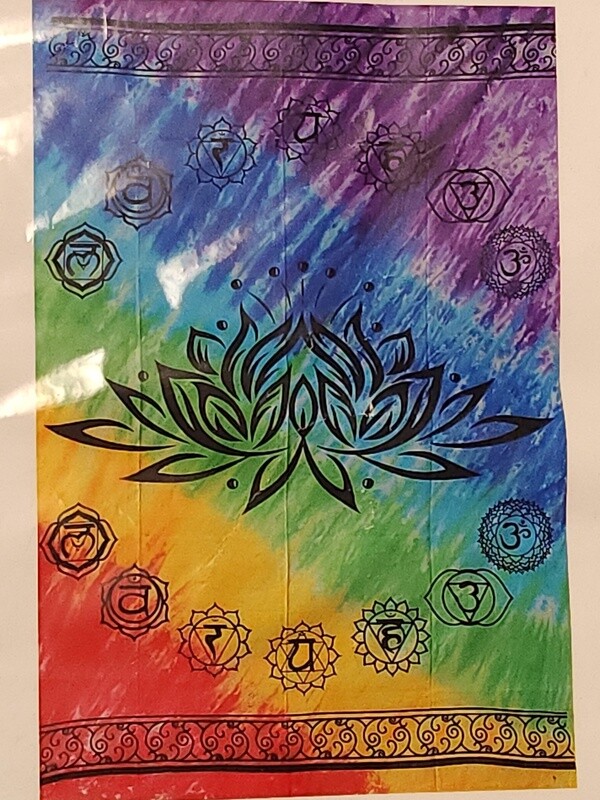 Chakra Lotus Tapestry