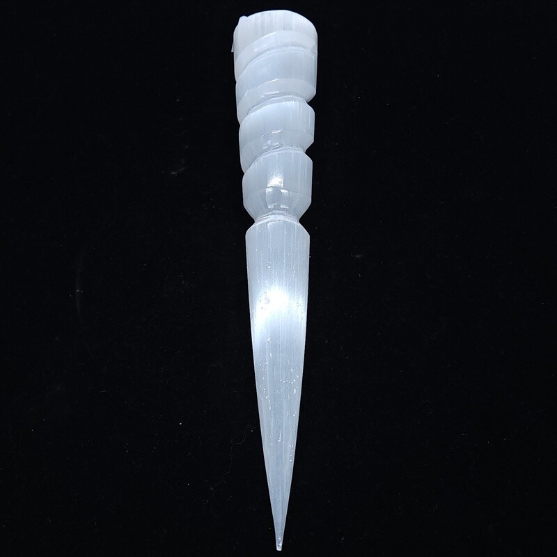Selenite Fancy Point Wands