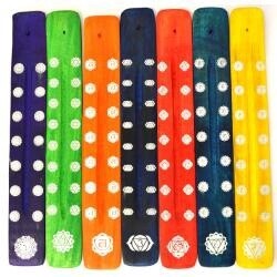 Chakra Painted Ash Catchers (7 pk)