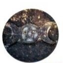 Triple Moon Soapstone Altar Tile (2 pk)