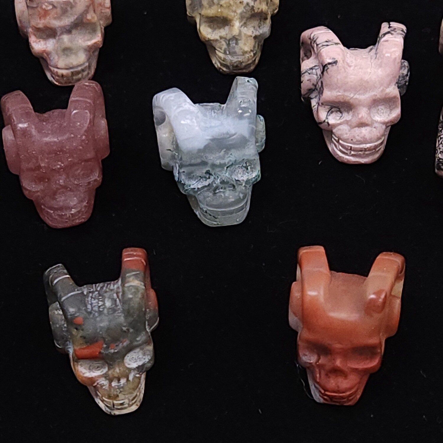 Crystal Horned Skulls